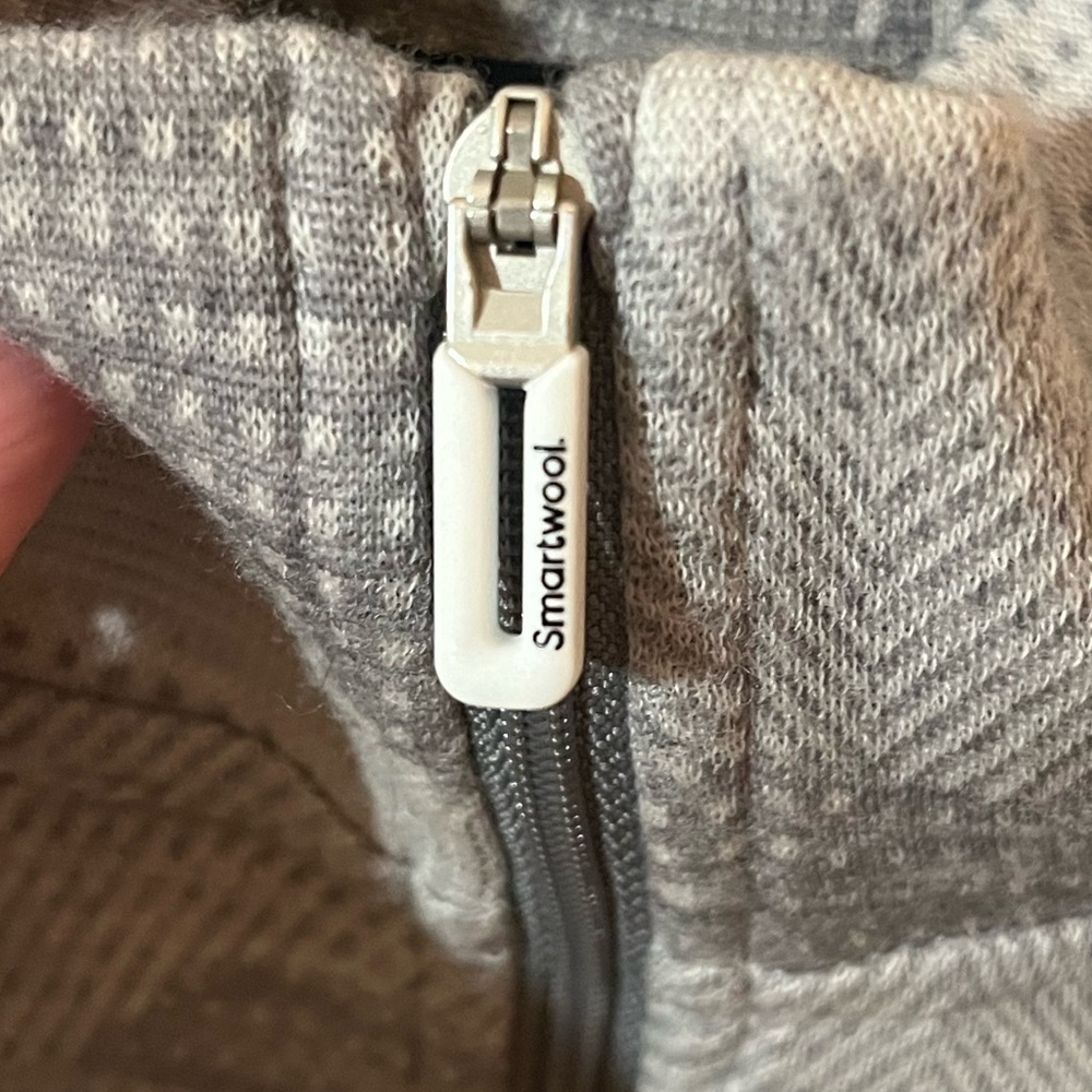 Smartwool women’s quarter zip 100% Marino wool size S. - Picture 4 of 8